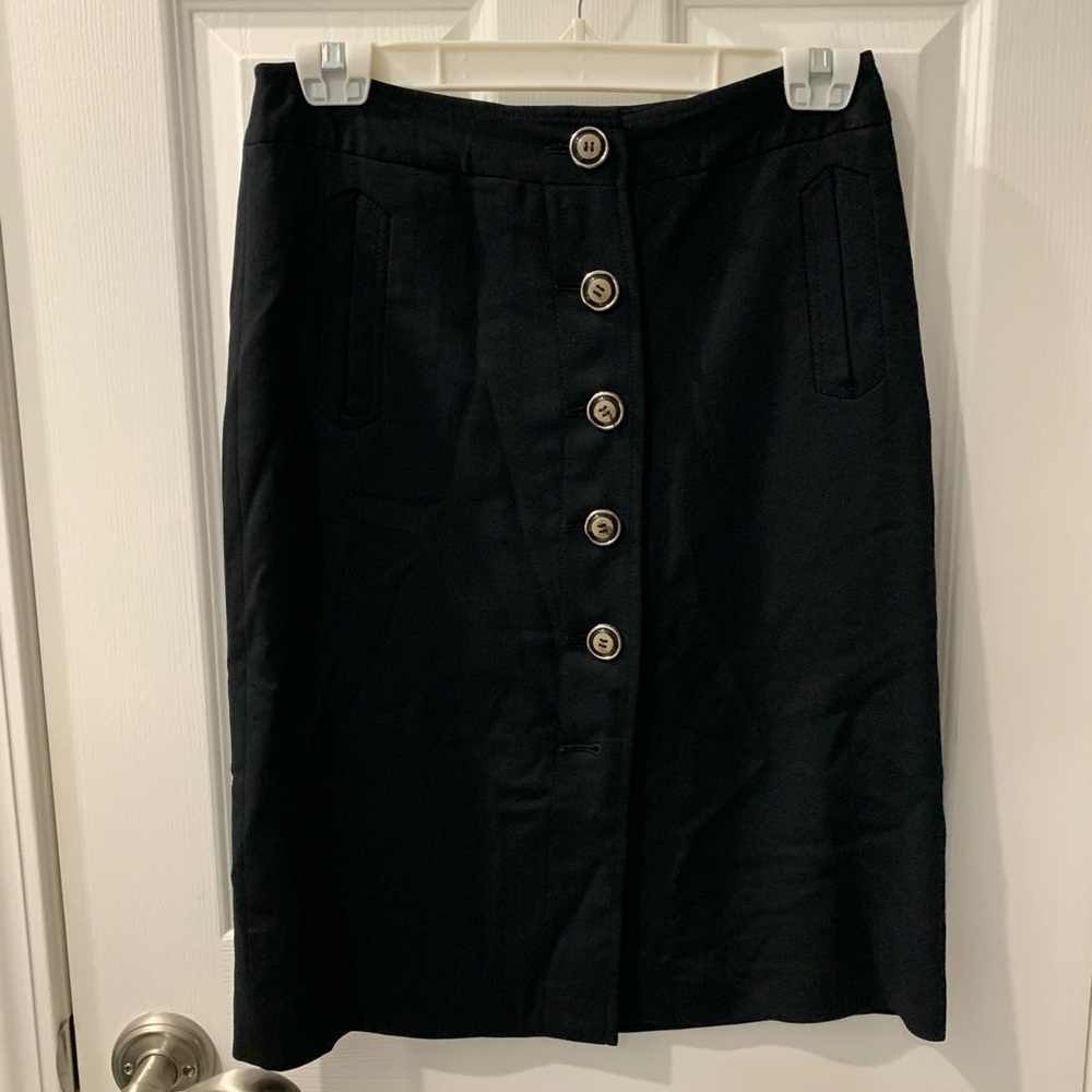 Ann Taylor Buttoned Skirt
